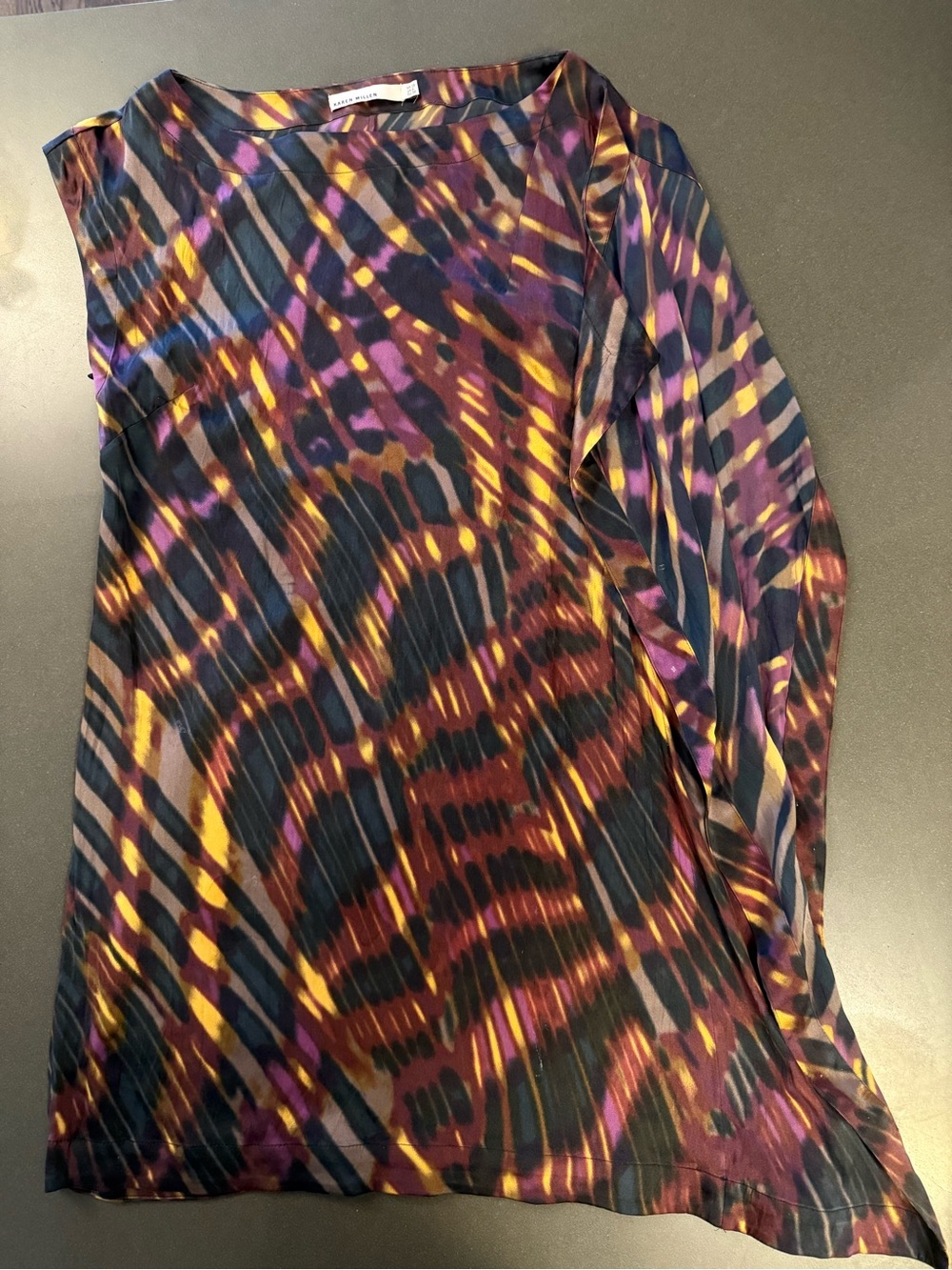Silk shift dress